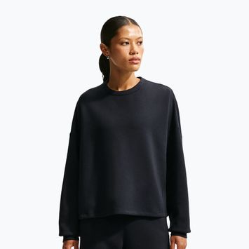 Women's training sweatshirt Nike 24.7 ImpossiblySoft Black/Dark Smoke Grey