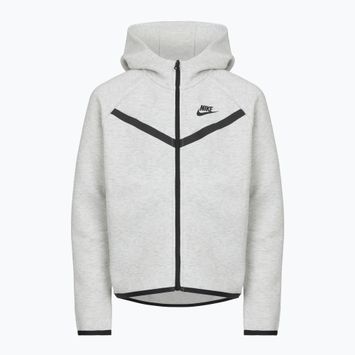 Children's sweatshirt Nike Sportswear Tech Fleece light grey/heather/black/black
