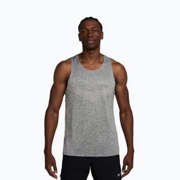 Men's running top Nike Stride Dri-Fit ADV smoke grey/heather
