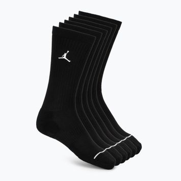 Skarpety Nike Jordan Everyday Cushioned Crew 6 par black/white