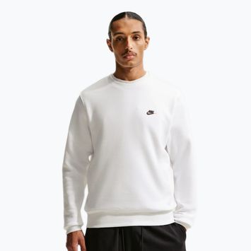 Men's sweatshirt Nike Club Fleece Crew white/black