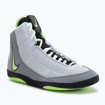 Nike Inflict 4 football wrestling shoes grey/lime blast/anthracite/white