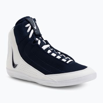 Wrestling shoes Nike Inflict 4 white/college navy