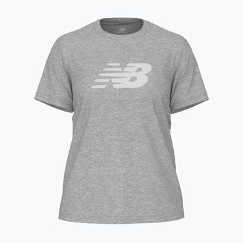 Women's New Balance Jersey Logo athletic grey