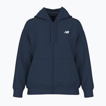 Women's sweatshirt New Balance Fleece Logo Full Zip athletic nb navy