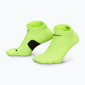 Socks Nike Running Midweight No-Show volt/black/black