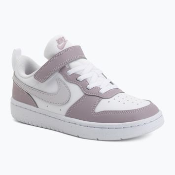 Children's shoes Nike Court Borough Low Recraft white/plum fog/white/venice