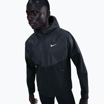 Men's running jacket Nike Miler Repel Winterized black/anthracite