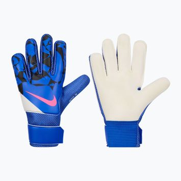 Goalkeeper gloves Nike Match Jr. racer blue/black/pink blast