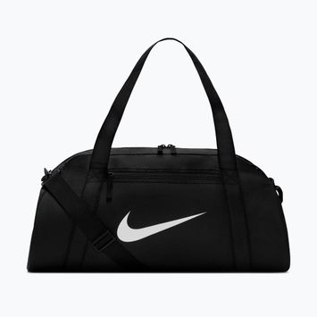 Women's training bag Nike Gym Club 24 l black/black/white