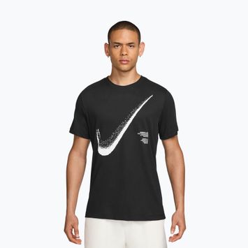 Men's training T-shirt Nike HBR Dri-FIT black/white