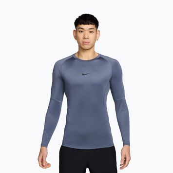 Men's training longsleeve Nike Pro Dri-Fit Tight Fitness diffused blue/black