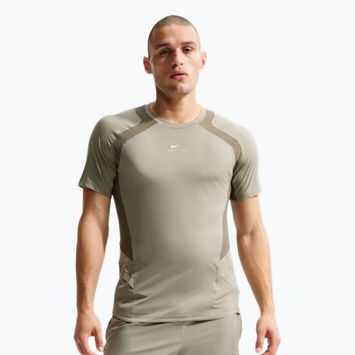 Men's training T-shirt Nike Pro Training Dri-Fit light army/medium olive/light liquid lime