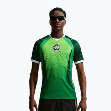 Men's football shirt Nike Nigeria 2026 Stadium Home pine green/electric green/white