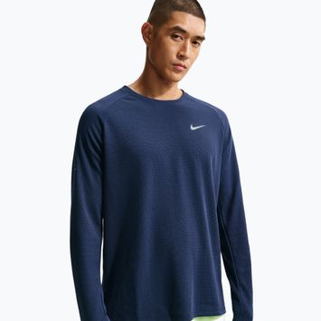 Men's running longsleeve Nike Stride Dri-Fit Waffle Crew midnight navy
