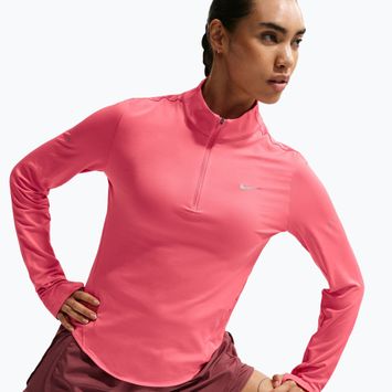 Women's running longsleeve Nike Swift Dri-Fit UV 1/4-Zip sea coral