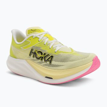 Running shoes HOKA Rocket X 3 sunlight/neon hoka citrus