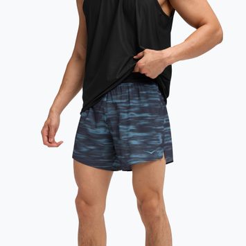 Men's running shorts HOKA Glide 5" blue blurr