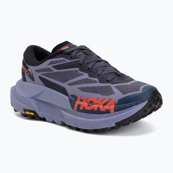 Women's running shoes HOKA Mafate X berry jam/squid ink