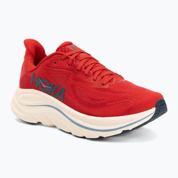 Men's running shoes Hoka Clifton 10 vermillion/varsity navy