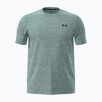Men's training T-shirt Under Armour Vanish Elite Seamless enamel blue/ultimate black