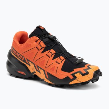 Men's Salomon Speedcross 6 redora/black/turmer running shoes