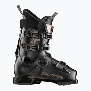 Women's ski boots Salomon S/Pro Delta Boa 95 W GW black/black/pink gold metallic