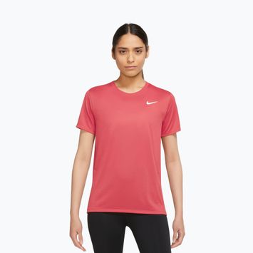 Women's training T-shirt Nike Dri-Fit sea coral/hite