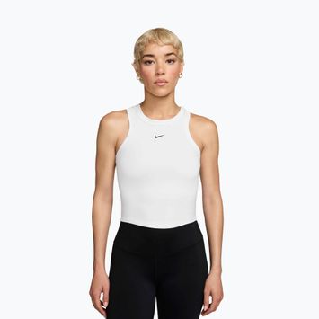 Women's T-shirt Nike One Fitted Dri-Fit Cropped Tank thunder white/black