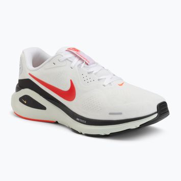 Men's running shoes Nike Structure 26 white/medium ash/bright crimson