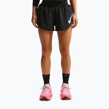 Women's running shorts Nike Tempo Swoosh Dri-Fit Mid-Rise Brief-Lined black/white