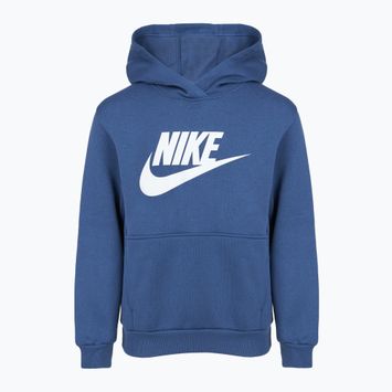 Children's sweatshirt Nike Club Fleece Hoodie mystic navy/white