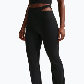 Women's training trousers Nike Zenvy High-Waisted Flared black/pcg3c