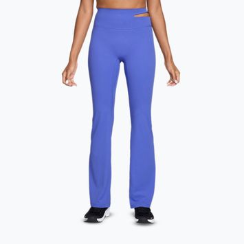 Women's training trousers Nike Zenvy High-Waisted Flared sapphire/white