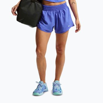 Women's shorts Nike One Dri-Fit 3" sapphire/white