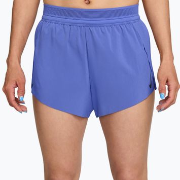 Women's running shorts Nike AeroSwift Dri-Fit ADV Mid-Rise 3" sapphire/black/white/black