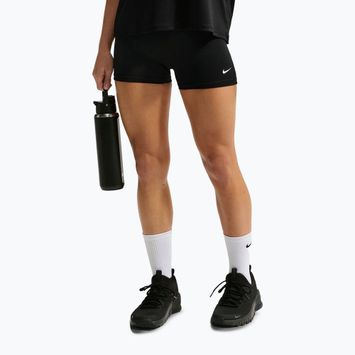 Women's shorts Nike Pro Mid-Rise Biker 3" black/university gold/white