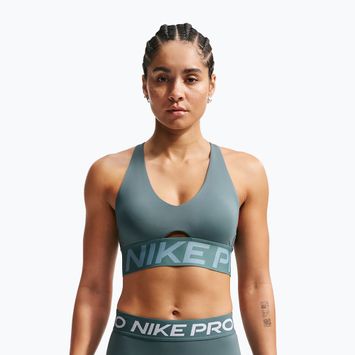 Training bra Nike Pro Sculpt Medium Support mineral slate/denim turquoise/white