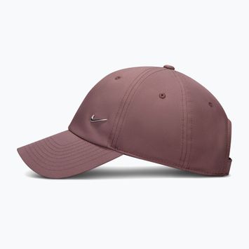 Baseball cap Nike Dri-Fit Club Unstructured Metal Swoosh tattoo/metallic silver