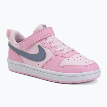 Children's shoes Nike Court Borough Low Recraft pink foam/pink rise/white/ashen slate
