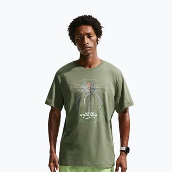 Men's running T-shirt Nike Dri-Fit Running silver sage