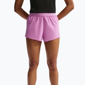 Men's running shorts Nike Swift Breathe Dri-Fit Mid-Rise 2.5" light magenta/photon dust
