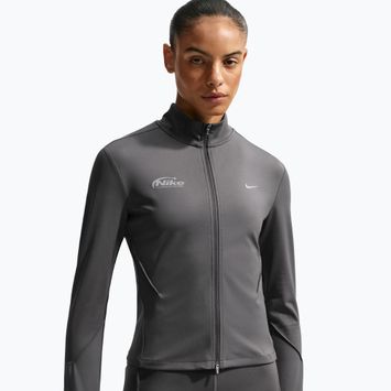 Women's running sweatshirt Nike Swift Dri-Fit Full Zip Mid-Layer medium ash