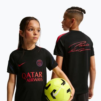 Children's football shirt Nike Paris Saint-Germain Strike Dri-Fit black/hyper royal/global red/global red