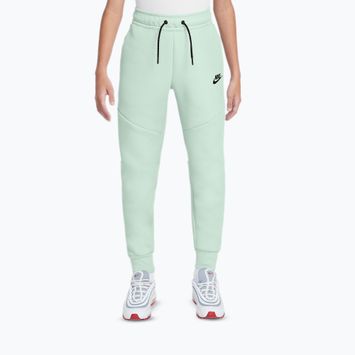 Children's trousers Nike Sportswear Tech Fleece barely green/black/black