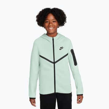 Children's sweatshirt Nike Sportswear Tech Fleece Full Zip barely green/black/black