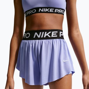 Children's shorts Nike Pro Dri-Fit 2in1 light thistle/black/white
