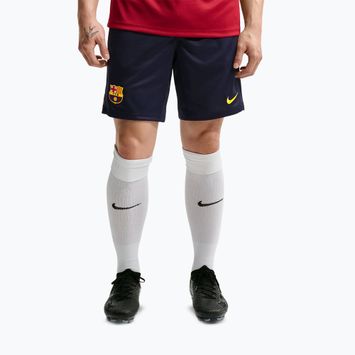 Men's football shorts Nike FC Barcelona Strike blackened blue/noble red/mineral yellow