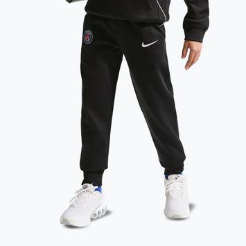 Children's trousers Nike Paris Saint-Germain Club Fleece Jogger black/white