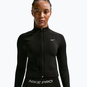 Women's training sweatshirt Nike Pro Seamless black/white